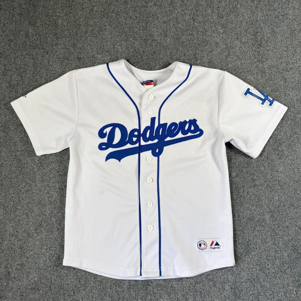 VTG Majestic Los Angeles LA Dodgers #23 Derek Lowe Youth Jersey Medium Sports